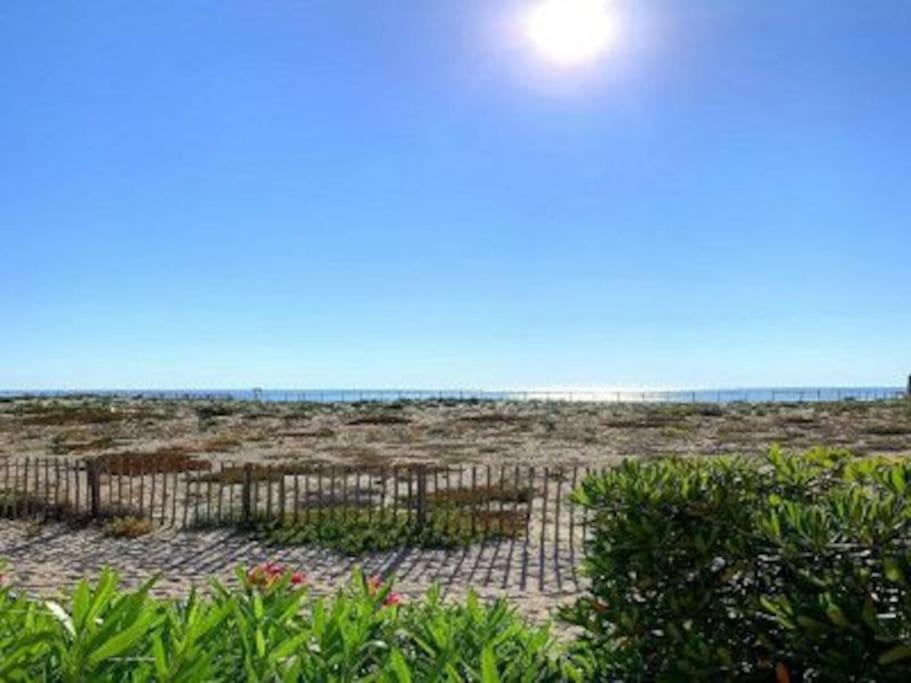 Villa Face A La Mer Sur Le Sable 8 Clim A L'Etage Le Barcarès Zewnętrze zdjęcie